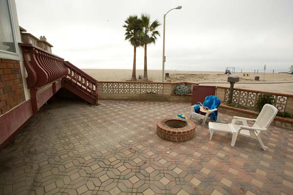 Beachfront Fire Pit and Patio