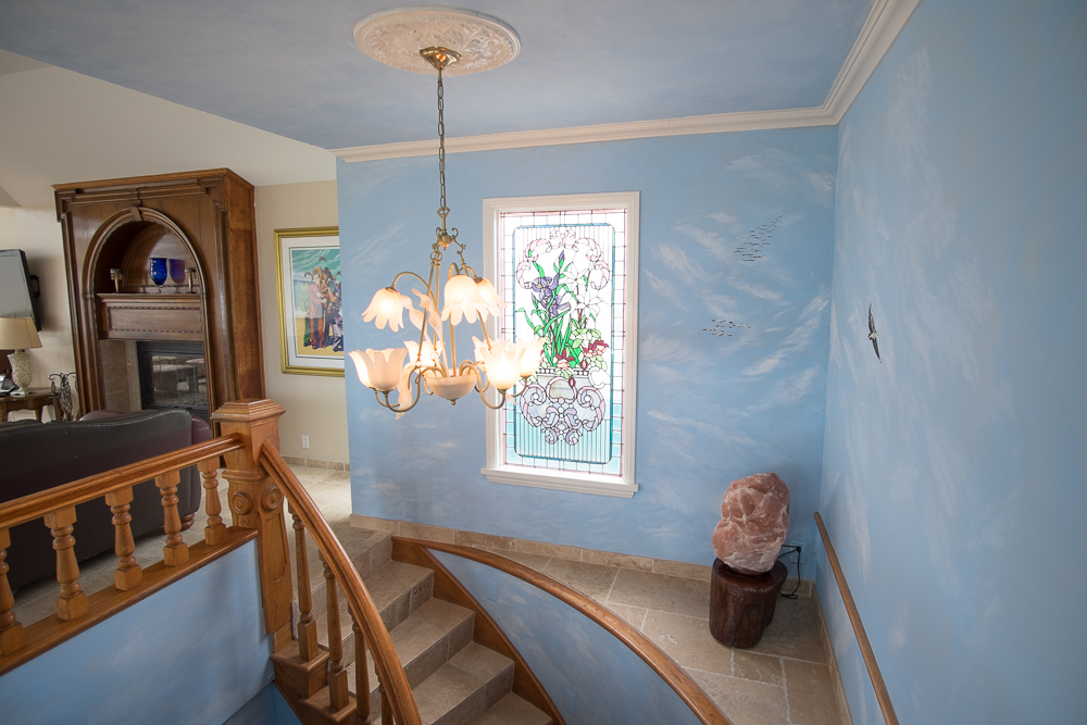 Staircase and Great Room Penthouse