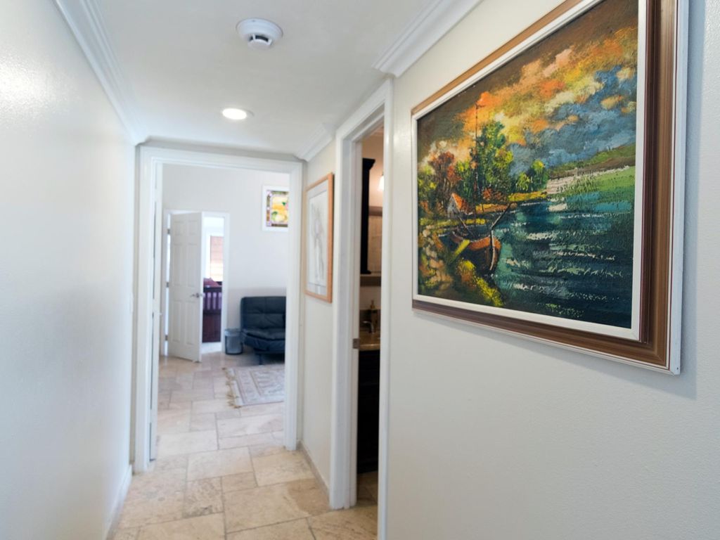 Hallway from Kitchen to Master Bedroom Suite Penthouse